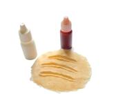 Prótese Ferida de látex c/ 3 cortes + látex + sangue falso Prótese Ferida de látex c/ 3 cortes + látex + sangue falso