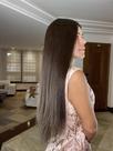 Prótese Full Lace Kosher de Cabelo Humano - 70 cm - Castanho Escuro