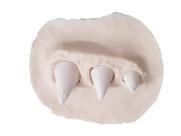 Prótese simulando dentes em borracha de silicone - Fantasia