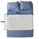 Protetor Absorvente de Colchão Lavável Geriátrico 100x70cm 1 unidade Branco