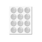 Protetor Adesivo 11mm Eva Transparente Redonda com 12 Peças - Bemfixa