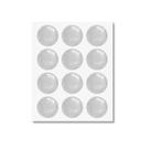 Protetor Adesivo 15mm Eva Transparente Redonda com 12 Peças - Bemfixa