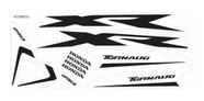 Protetor Adesivo Kit Moto Xr 250 Tornado 2018 Honda Branco