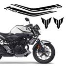 Protetor Adesivo Yamaha Mt-03 2016/18 Faixas Tanque Resinado