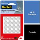 Protetor ANTI-IMPACTO 3M SCOTCH Redondo Grande 16 Unidades Protetor ANTI-IMPACTO 3M SCOTCH Redondo Grande 16 Unidades
