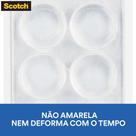 Protetor Anti-Impacto 3M Scotch Redondo Médio 12 Unidades Transparente Protetor Anti-Impacto 3M Scotch Redondo Médio 12 Unidades Transparente
