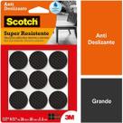 Protetor ANTI-RISCO Redondo Preto Grande 9 UND