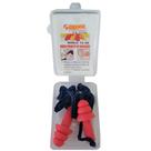 PROTETOR AUDIT PLUG 18 dB MAXXI ROYAL SILICONE ( KIT 10 PÇ)