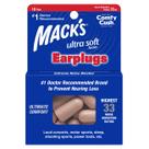 Protetor Auricular Macks Ultra Soft Foam Bege 32dB Espuma 10 Pares Viagem Trabalho Estudo Tampão de Ouvido