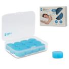 Protetor Auricular Ouvido Silent Silicone Moldável 6 Pares 28db Natação e Ruídos