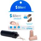 Protetor Auricular Silent Earplug Ultra 38Db 12 Pares