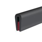 Protetor autoadesivo Rubber Edge Trim EPDM 1,6 mm 30 m preto