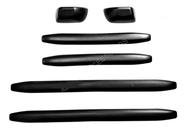 Protetor Borrachão Parachoque Universal 6 Peças 2 X 40 + 2 X 60 + 2 BATENTES KIT AUTOCOLANTE