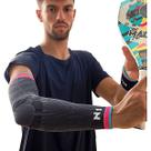 Protetor Braço N1 Racket Cinza Carvão Rosa Azul Tam G - unidade