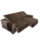 Protetor capa de para sofá king reclinável 1,80m x 2,40m com porta objetos modelo elegance Protetor capa de para sofá king reclinável 1,80m x 2,40m com porta objetos modelo elegance