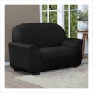 Protetor Capa De Sofá Lisa Avulsa 2 Lugares Preto Protetor Capa De Sofá Lisa Avulsa 2 Lugares Preto