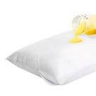 Protetor Capa De Travesseiro Impermeável Antiácaro Com Zíper Cama Fronha Colchão Branco