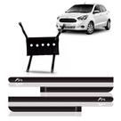 Protetor carter ford ka 2015 a 2017 + jogo de frisos lateral