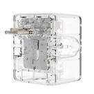 Protetor Clamper DPS Energia 3 Tomada LCF 3P 10A Transparente