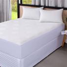 Protetor Colchão Jacquard Impermeável Queen 3 Peças - Branco - 100% Poliéster Protetor Colchão Jacquard Impermeável Queen 3 Peças - Branco - 100% Poliéster