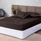 Protetor Colchão Queen Impermeável Antialérgico Capa Matelado Antiácaro Respirável Super Macio E Silencioso Branco Preto Cinza