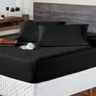 Protetor Colchão Queen Impermeavel Matelado Preto