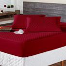 Protetor Colchão Queen Impermeavel Matelado Vermelho Protetor Colchão Queen Impermeavel Matelado Vermelho