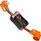 Protetor contra surtos CARMTEK para RV 50 A com analisador de circuito