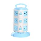 Protetor contra surtos de régua de energia - Torre de régua de energia com 3 portas USB e 20 plugues de soquete universais, cabo de extensão de 6,6 pés de comprimento - Estação de carregamento universal Ver