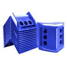 Protetor de alça plana, protetor de borda de canto, pacote com 24 unidades, azul Protetor de alça plana, protetor de borda de canto, pacote com 24 unidades, azul