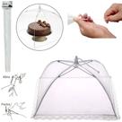 Protetor de alimentos rede mosquiteiro comida tela 30cm - COSY