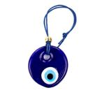 Protetor de Ambiente Olho Grego Azul 4 cm em Murano
