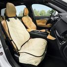 Protetor de assento de carro Bucket Plush Paws Premium Waterproof Tan