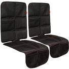 Protetor de Assento de Carro Lusso Gear Value - Pacote com 2 Unidades Impermeáveis (Preto)