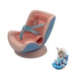 Protetor de assento de carro para boneca Labubu de 17 cm com acessórios azul rosa