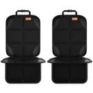 Protetor de assento de carro SMART ELF, pacote com 2, acolchoamento mais grosso, preto