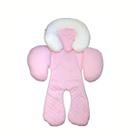 Protetor de Bebê Conforto Rosa Acolchoado e Confortável Zip