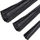 Protetor de cabo com manga dividida Wire Loom (3/8", 1/2", 1/4")