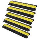 Protetor de cabo Ramp VEVOR 2 canais, capacidade de 10.000 kg, TPU