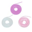 Protetor de cabo Spiral Data 1,55 m TPU 3 PCS para telefone USB
