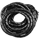 Protetor De Cabos Espiral 12mm X 2m Preto 2898210012 Vonder