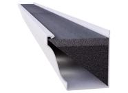 Protetor de calha de espuma Gutterfoam 13 cm x 122 cm preto