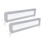 Protetor de Cama ComfyBumpy Extra Longo - Cinza XL - Pacote com 2