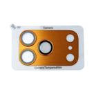 Protetor De Câmera De Metal Laranja Para iPhone 17 pro Max, Anel De Lente Em Liga Metálica,