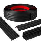 Protetor de canto e protetor de borda Elvone Wall Black 1.6x600cm