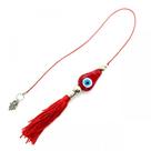 Protetor de Carro Olho Grego Vermelho Murano- Pompom 2,5 Cm Protetor de Carro Olho Grego Vermelho Murano- Pompom 2,5 Cm