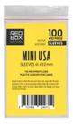 Protetor De Cartas Red Box Mini Usa 100 Und. 41 X 63mm