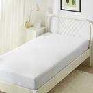 Protetor de Colchão Amazon Basics Impermeável Full Branco