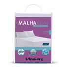 Protetor de Colchão Casal Impermeável Antialérgica Malha Slim Branco 1,40m x 1,90m Altenburg