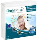 Protetor de colchão de berço PlushDeluxe 71x132 cm à prova d'água